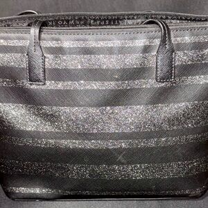 Kate Spade Black and Silver Glamorous Tote